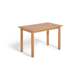 Habitat Ashdon Solid Pine 4 Seat Dining Table - Oak Stain