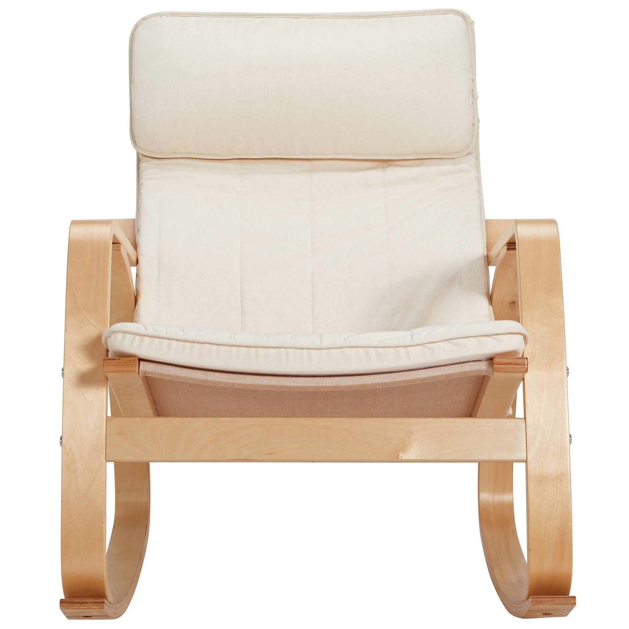 Argos Home Fabric Rocking Chair - Natural - image 1