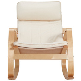 Argos Home Fabric Rocking Chair - Natural