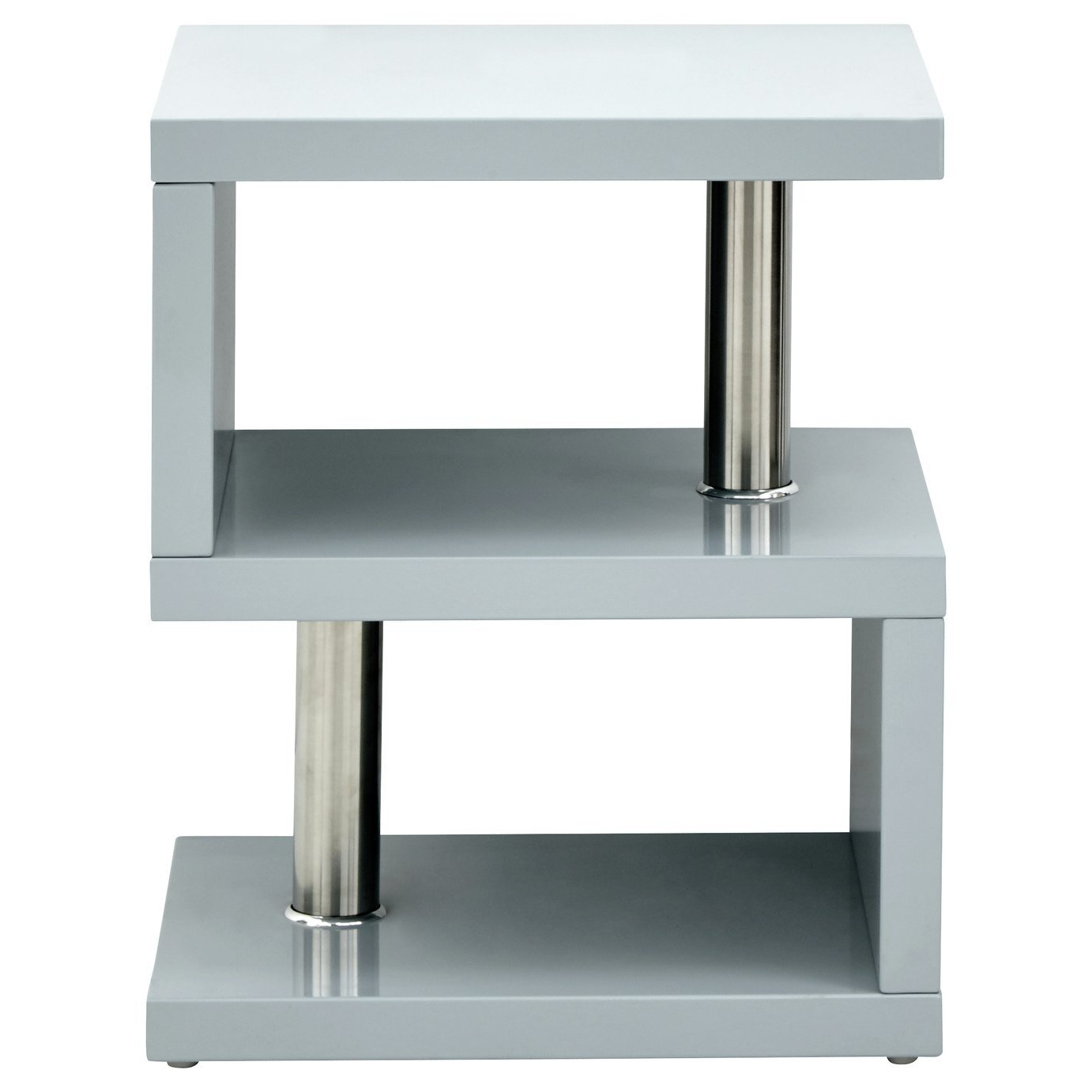GFW Polar Side Table - Grey Gloss - image 1