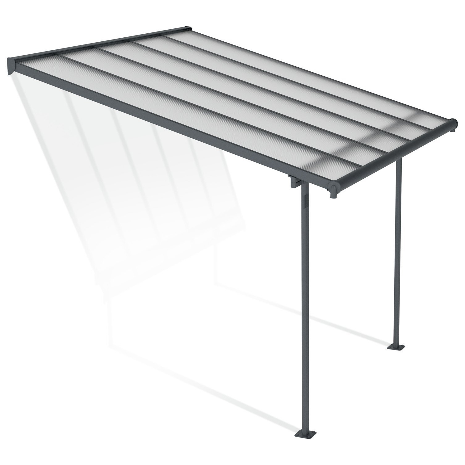 Palram - Canopia Sierra 3 x 3.05m Patio Cover - Grey Clear - image 1