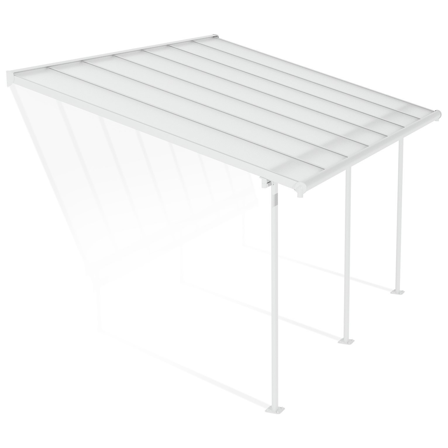 Palram - Canopia Sierra 3 x 4.25m Patio Cover - White Clear - image 1