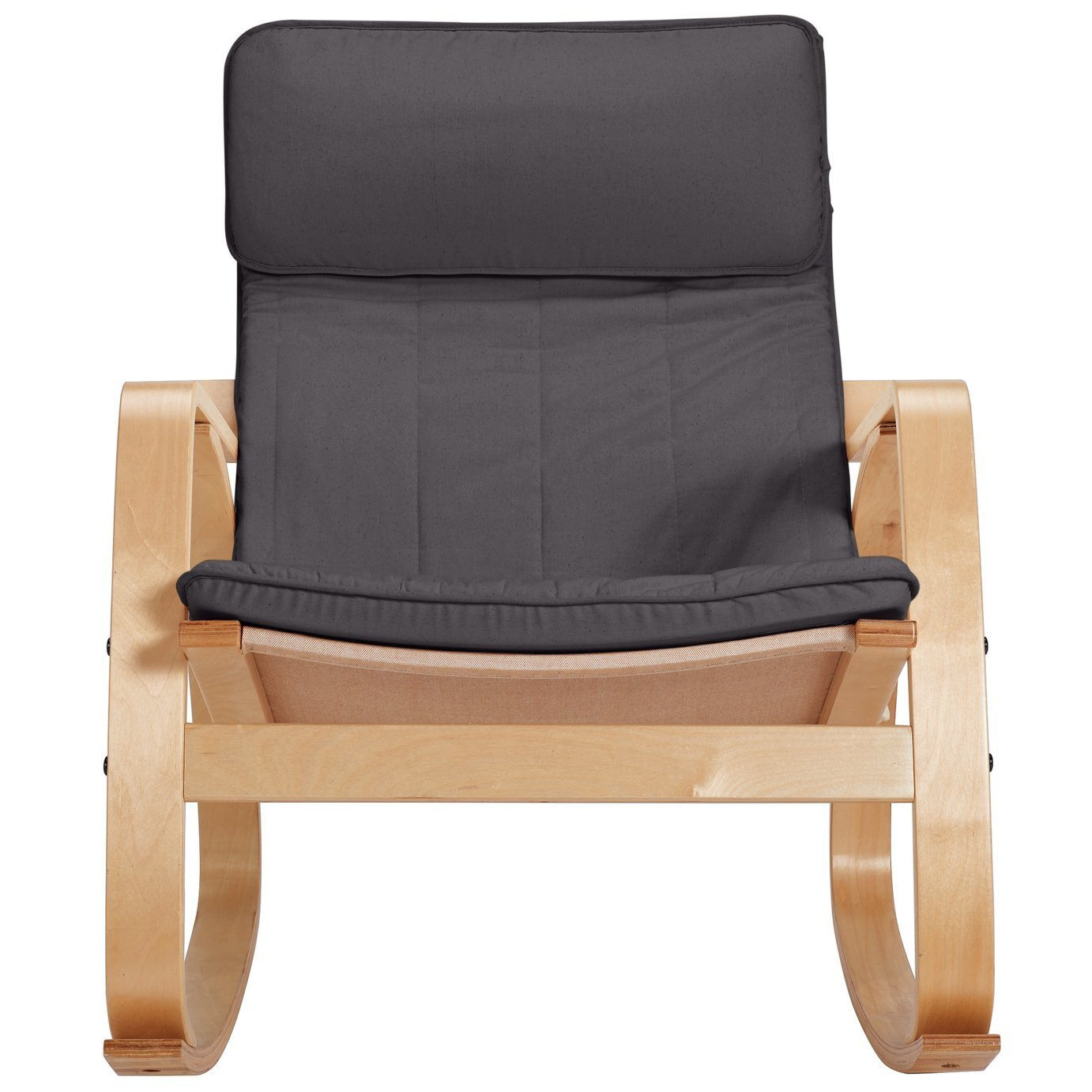 Argos Home Fabric Rocking Chair - Charcoal - image 1