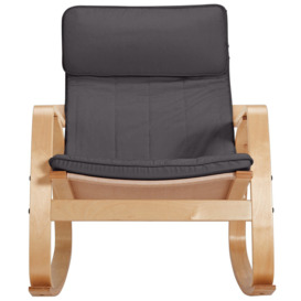 Argos Home Fabric Rocking Chair - Charcoal - thumbnail 1