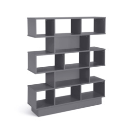 Habitat Cubes Wide Bookcase - Grey - thumbnail 1