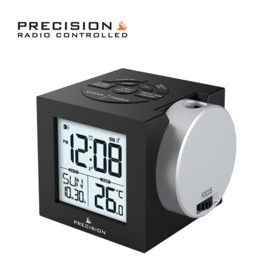 Precision Radio Controlled Projection Digital Alarm Clock - thumbnail 1