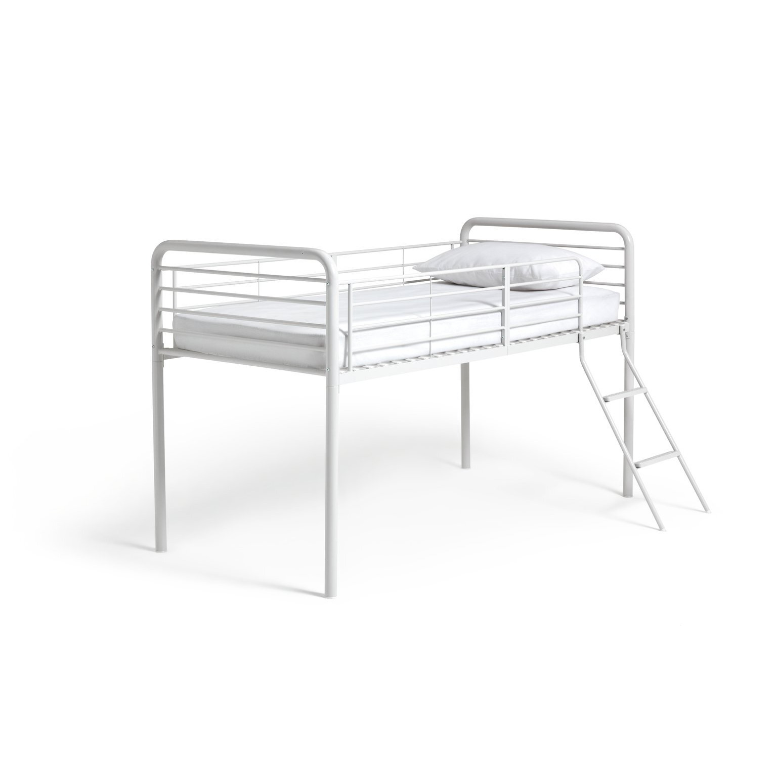 Argos Home Jo Mid Sleeper Bed Frame - White - image 1