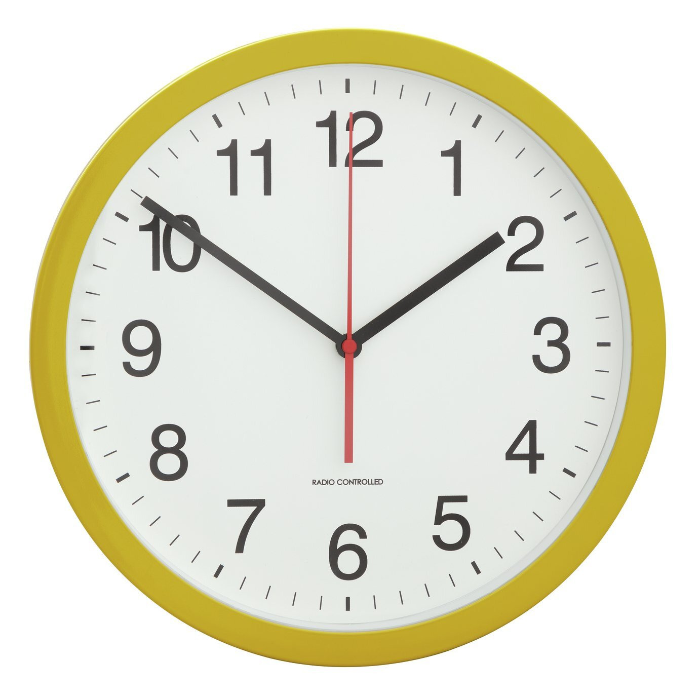 Argos Home Radio Controlled Wall Clock - Mustard - image 1