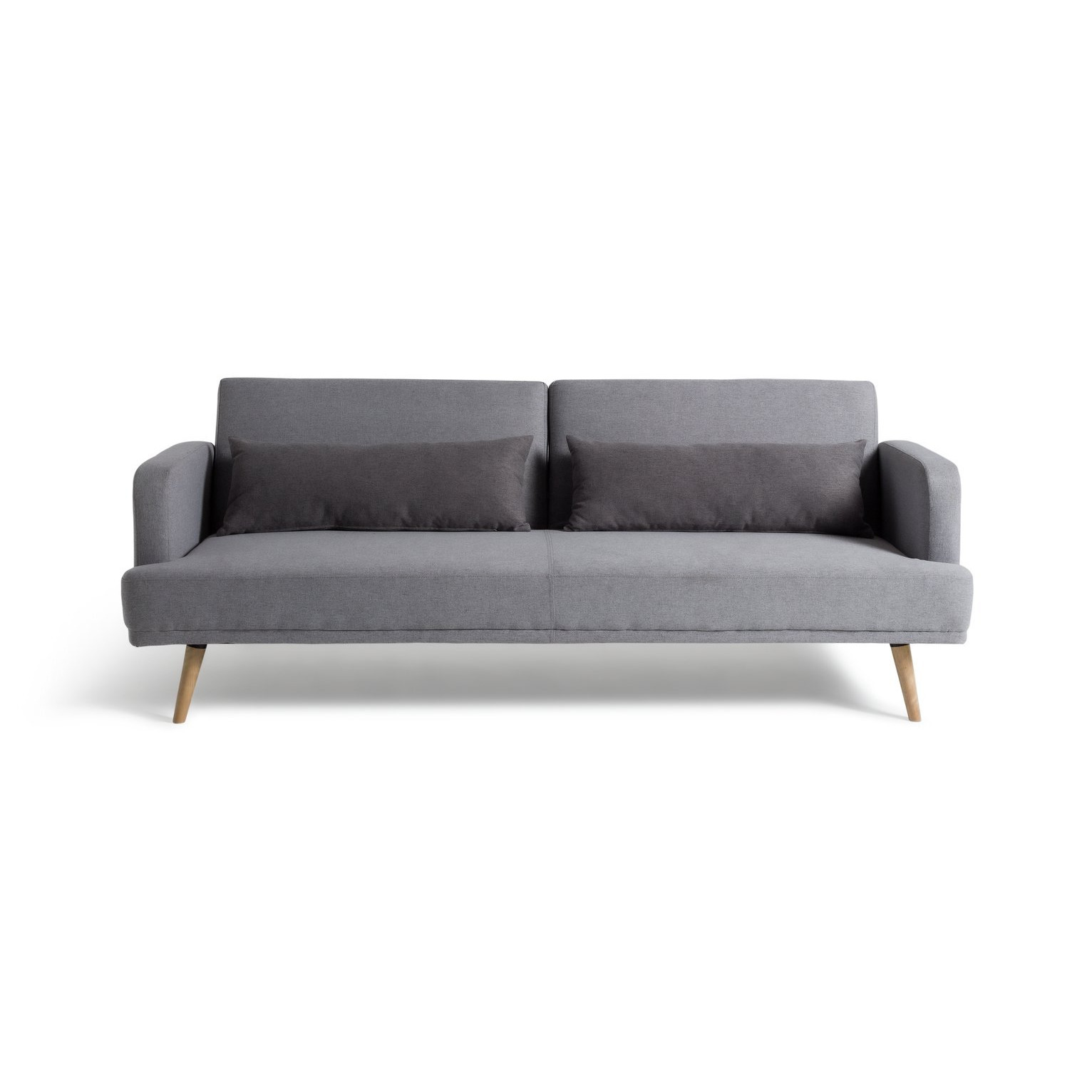 Buy Habitat Andy Fabric 3 Seater Clic Clac Sofa Bed - Grey, Sofabeds