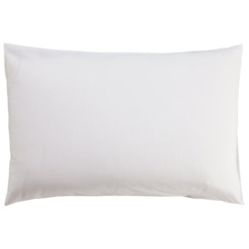 Argos Home Plain Standard Pillowcase Pair - White - thumbnail 2
