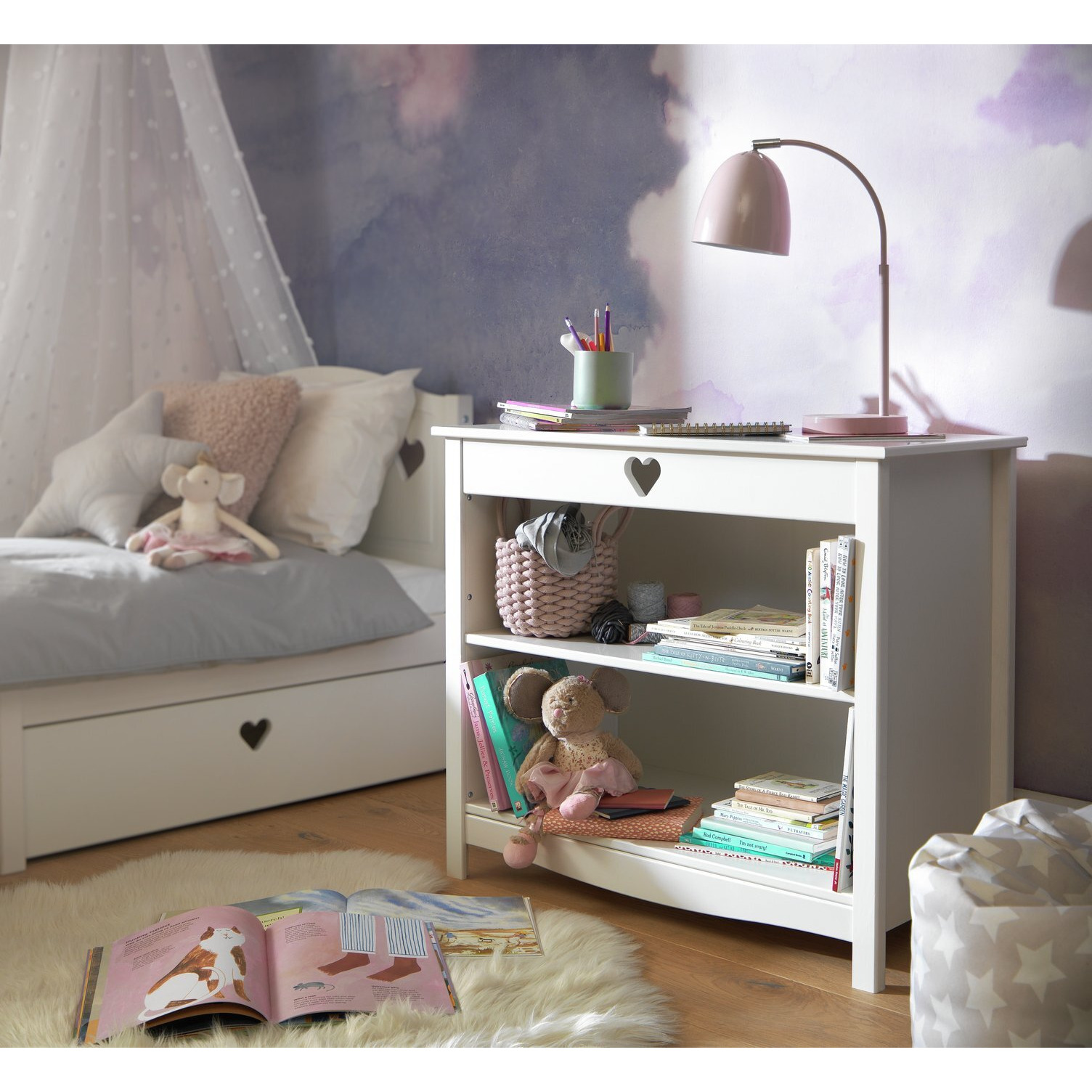Habitat Kids Mia Bookcase - White - image 1