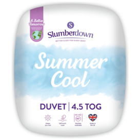 Slumberdown Summer Cool 4.5 Tog Duvet - Single