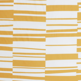 Habitat Stripe Mustard & White Bedding Set - Single - thumbnail 2