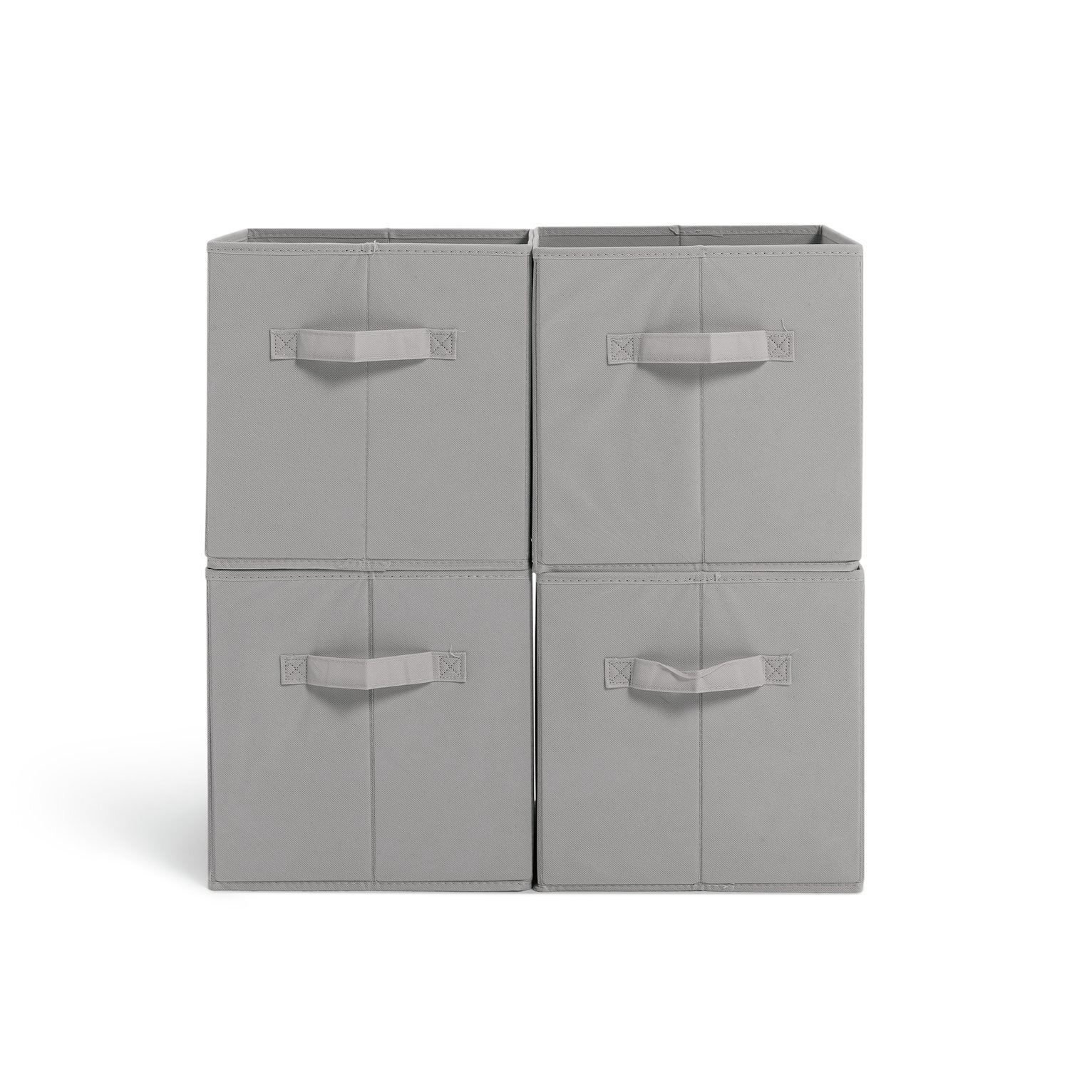 Habitat Set of 4 Grey Storage Boxes - image 1