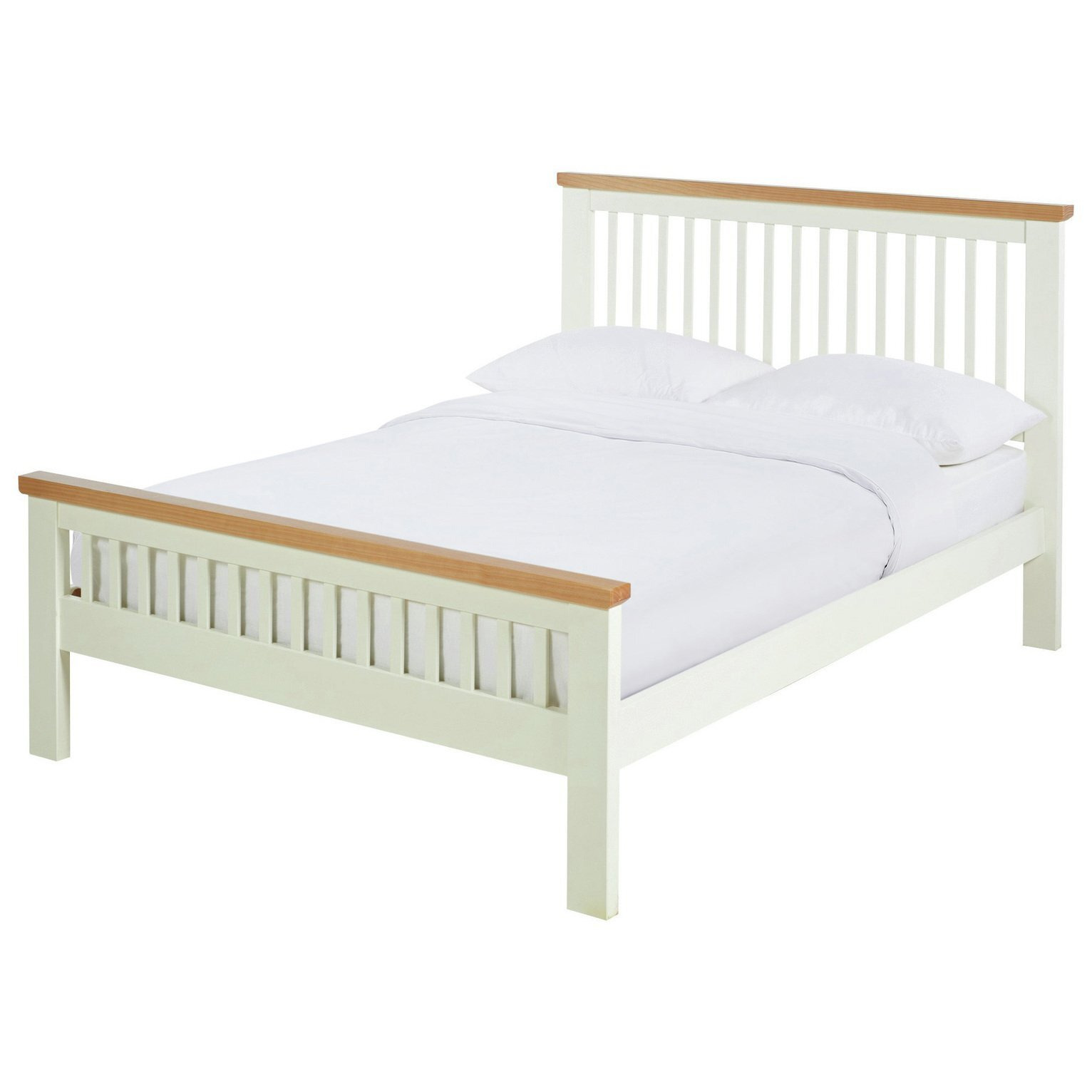 Argos Home Aubrey Superking Wooden Bed Frame - Two Tone