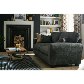 Argos Home Tammy 4 Seater Fabric Sofa - Charcoal - thumbnail 2