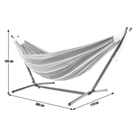 Vivere Mimosa Hammock with Metal Stand - thumbnail 2