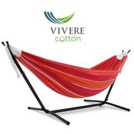 Vivere Mimosa Hammock with Metal Stand - thumbnail 1