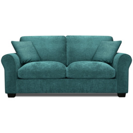 Argos Home Tammy 2 Seater Fabric Sofa bed - Teal - thumbnail 1