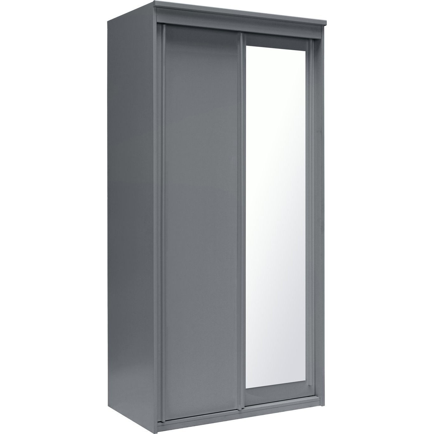 Argos Home Hallingford Grey 2 Door Sliding Mirrored Wardrobe