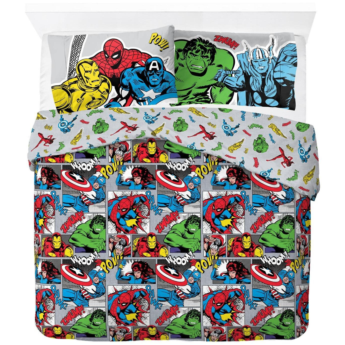 Marvel Kids Comics Pure Cotton Bedding Set - Double - image 1