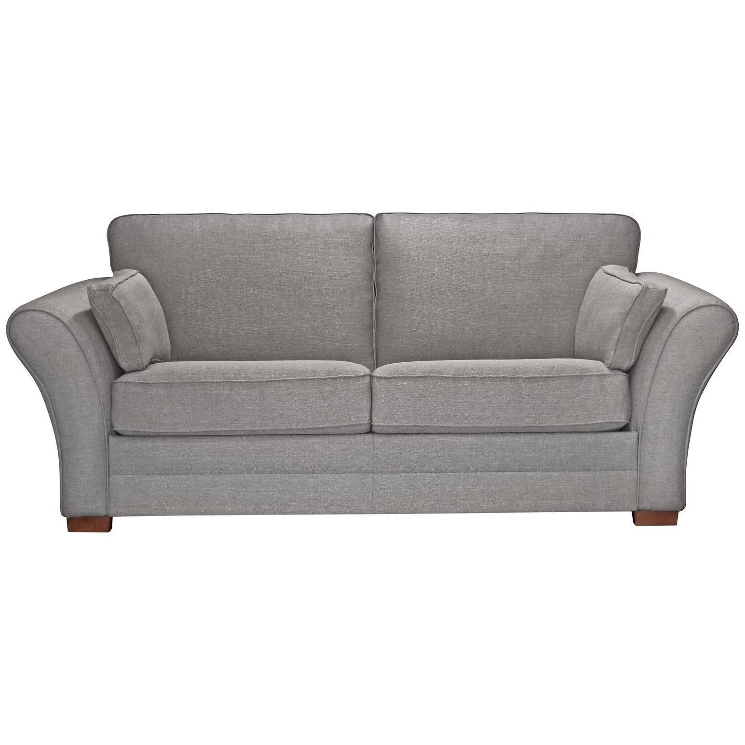 Argos Home Thornton Fabric 3 Seater Sofa Bed - Light Grey