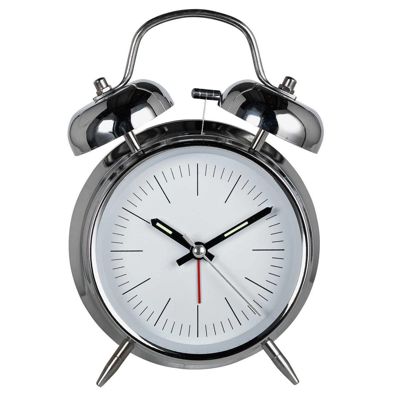Constant Twin Bell Alarm Clock - Silver - image 1