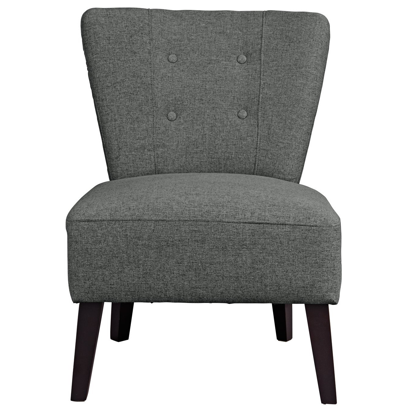 Habitat Delilah Fabric Cocktail Chair - Charcoal - image 1