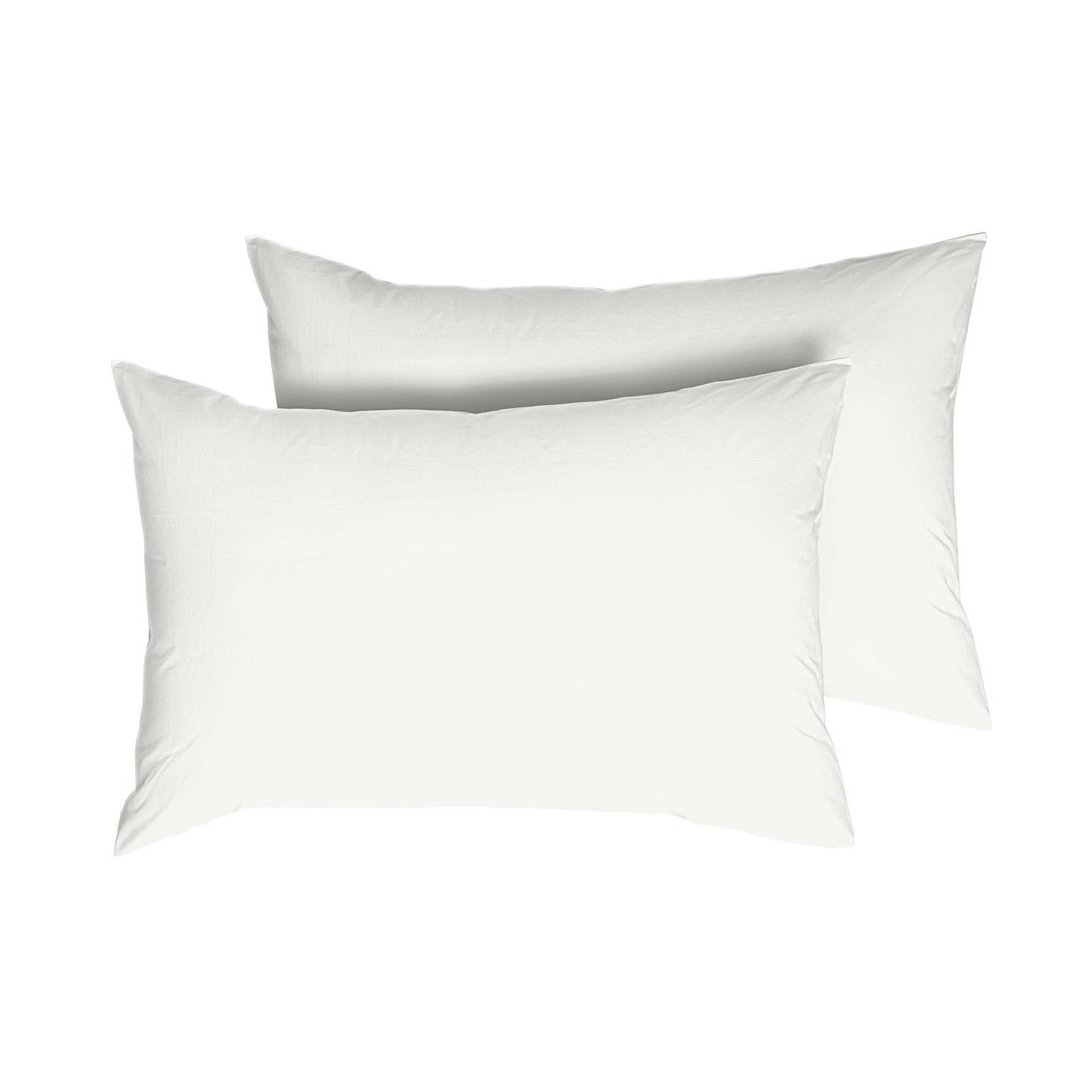 Habitat Anti Microbial Standard Pillowcase Pair - White