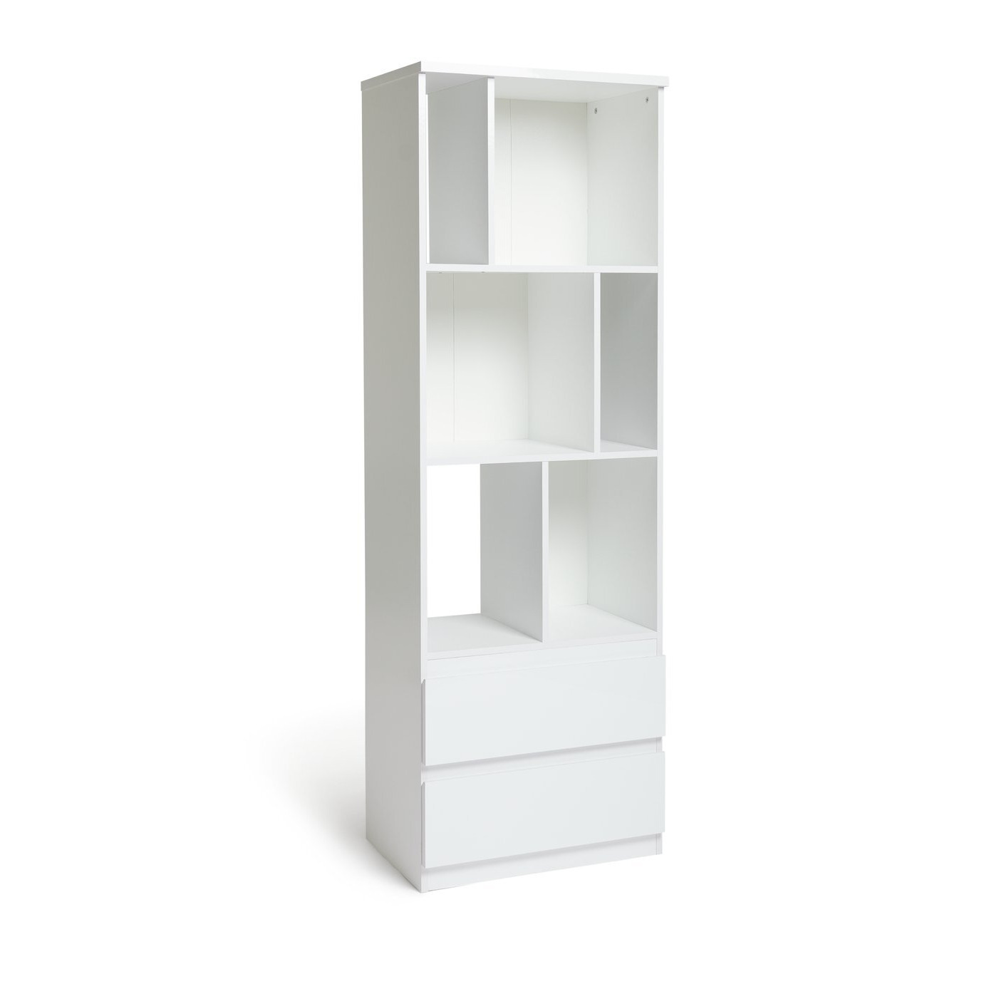 Habitat Jenson Narrow Bookcase - White - image 1