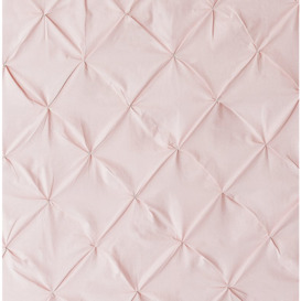 Habitat Hadley Pintuck Blush Pink Bedding Set - Double - thumbnail 2
