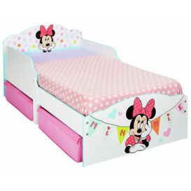 Disney Minnie Mouse Toddler Bed, Drawers & Kids Mattress - thumbnail 2