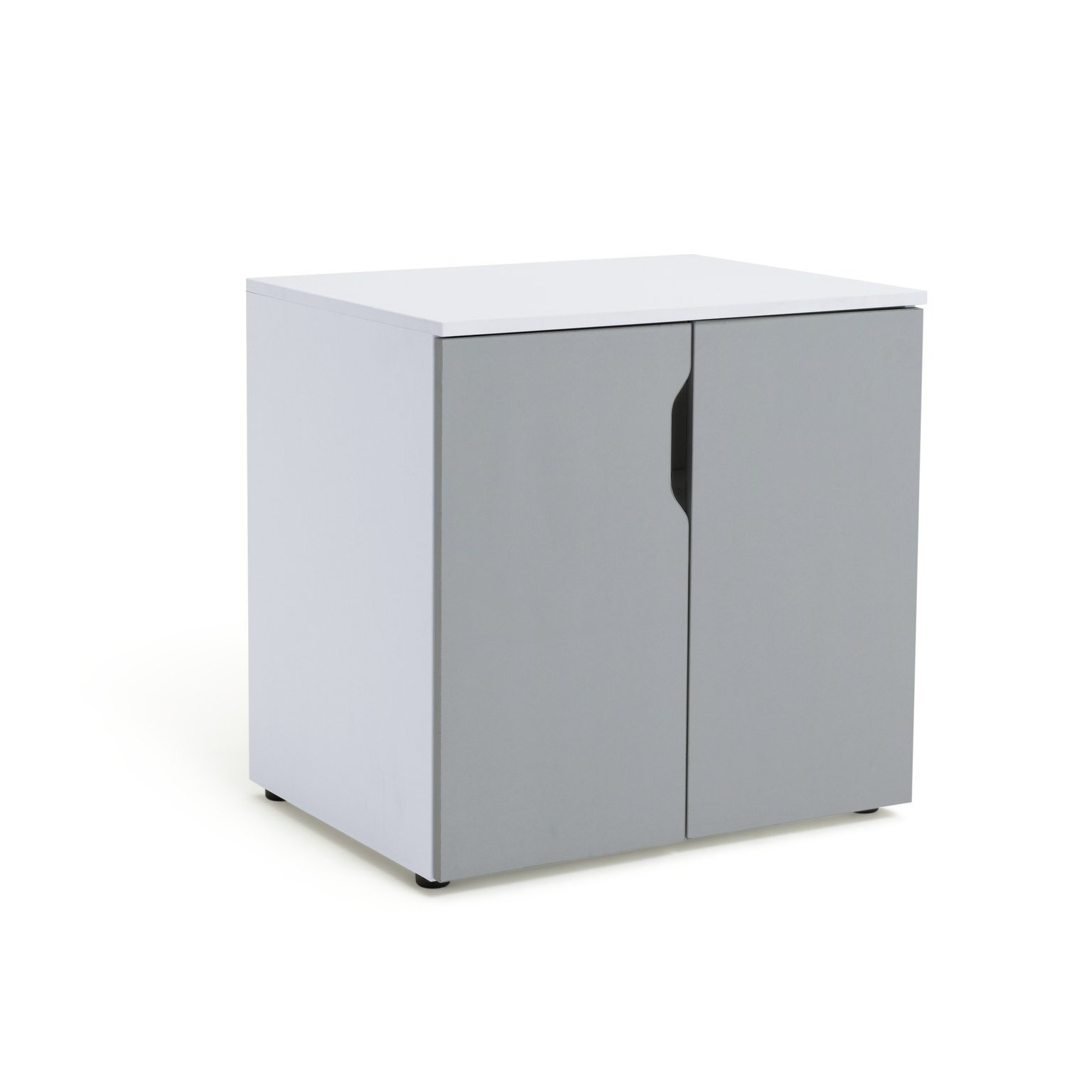Habitat Pod 2 Door Cabinet - Grey - image 1