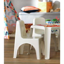 Bica Pair of Kids Plastic Chairs - White