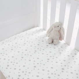 Silentnight Safe Nights Nursery Grey Fitted Sheets - Cot bed - thumbnail 2