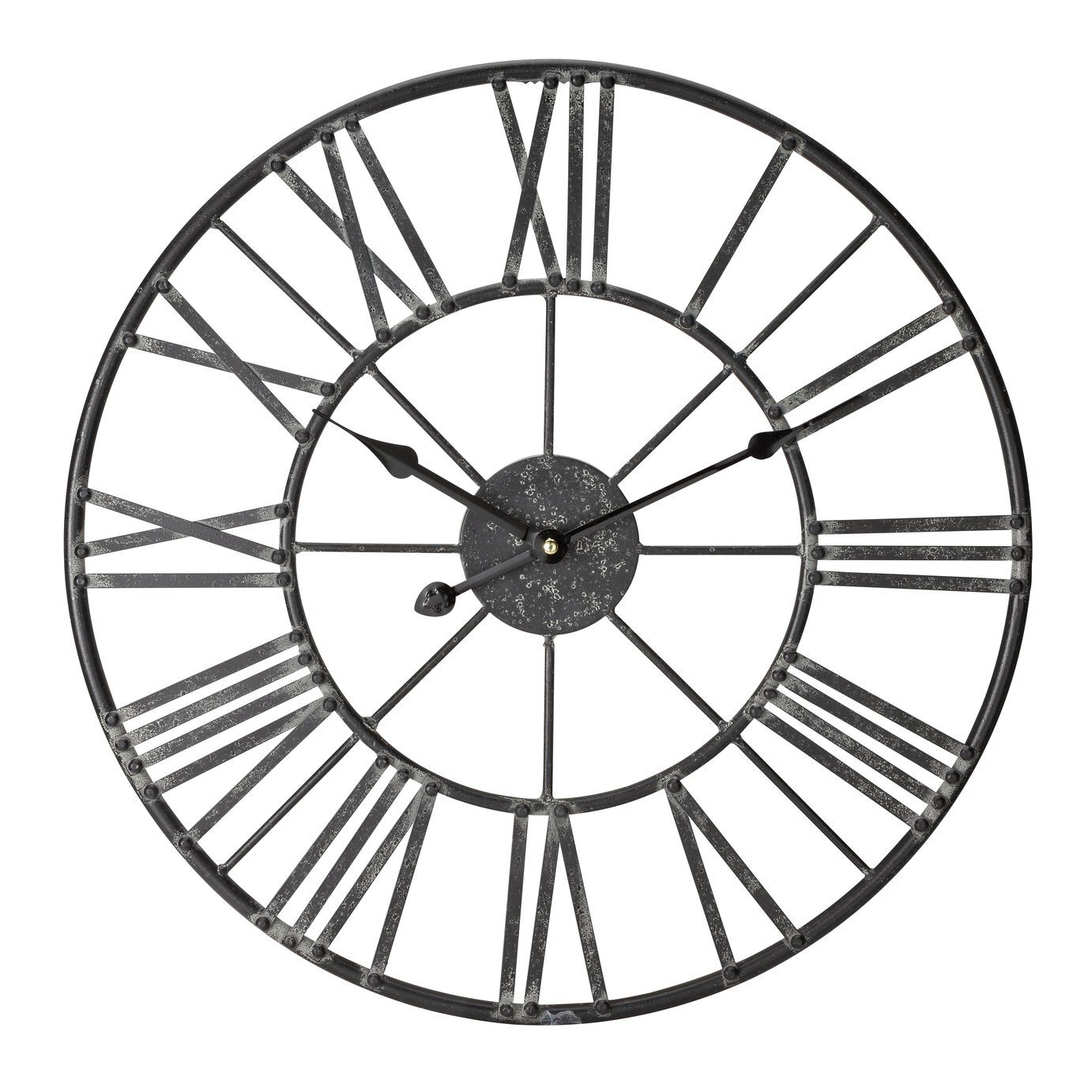 Argos Home Large Numerical Wall Clock - Black - image 1
