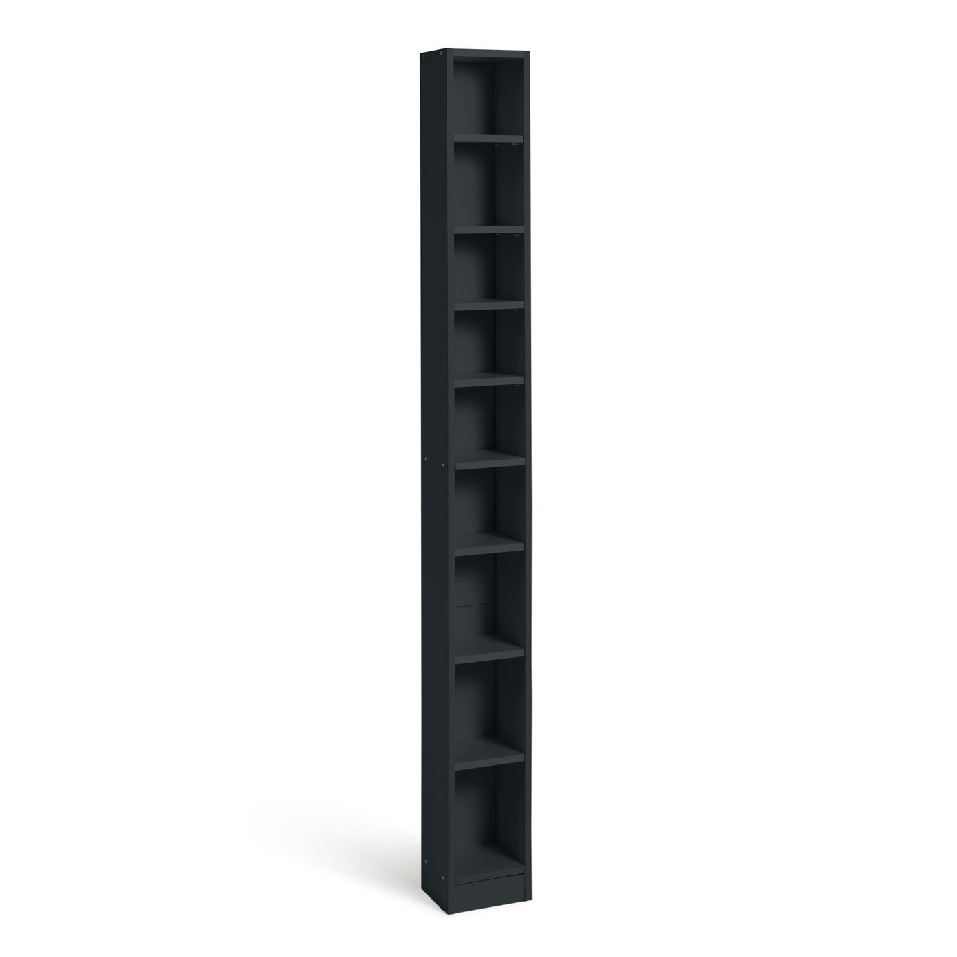 Argos Home Maine Tall CD and DVD Storage unit - Black - image 1