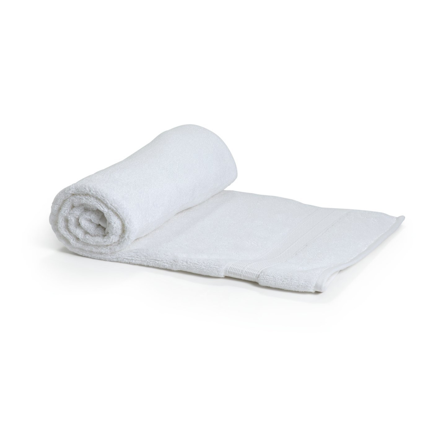 Habitat Luxury Lyocell Bath Towel - White - image 1
