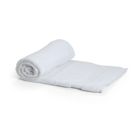 Habitat Luxury Lyocell Bath Towel - White - thumbnail 1