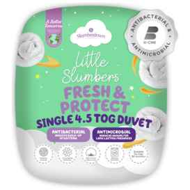 Slumberdown Anti Bacterial 4.5 Tog Kids Duvet - Single