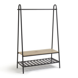 Habitat Turner Clothes Rail with Shoe Rack - Black