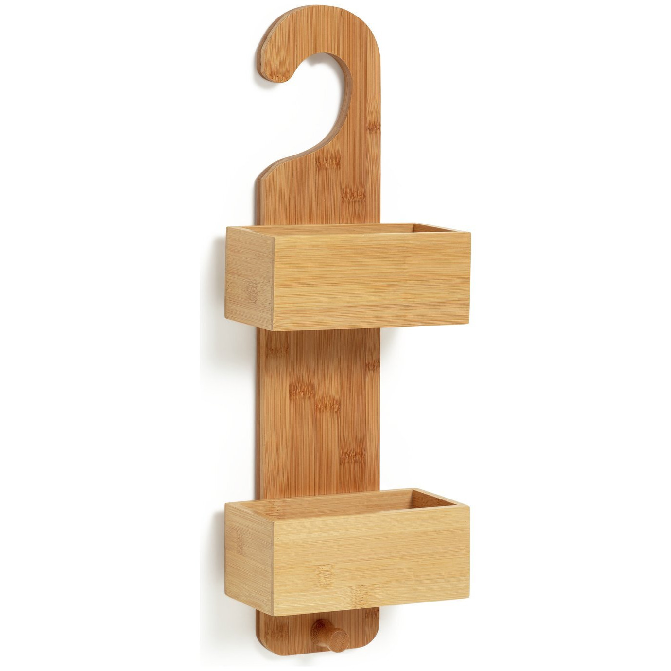 Habitat 2 Tier Bamboo Shower Caddy - Natural - image 1