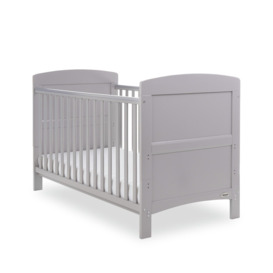 Obaby Grace Baby Cot Bed with Mattress - Warm Grey - thumbnail 2