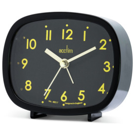 Acctim Hilda Retro Alarm Clock - Black - thumbnail 2