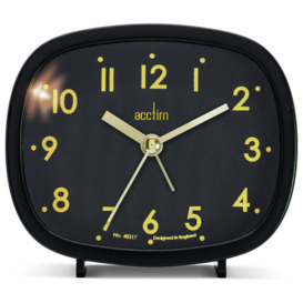 Acctim Hilda Retro Alarm Clock - Black