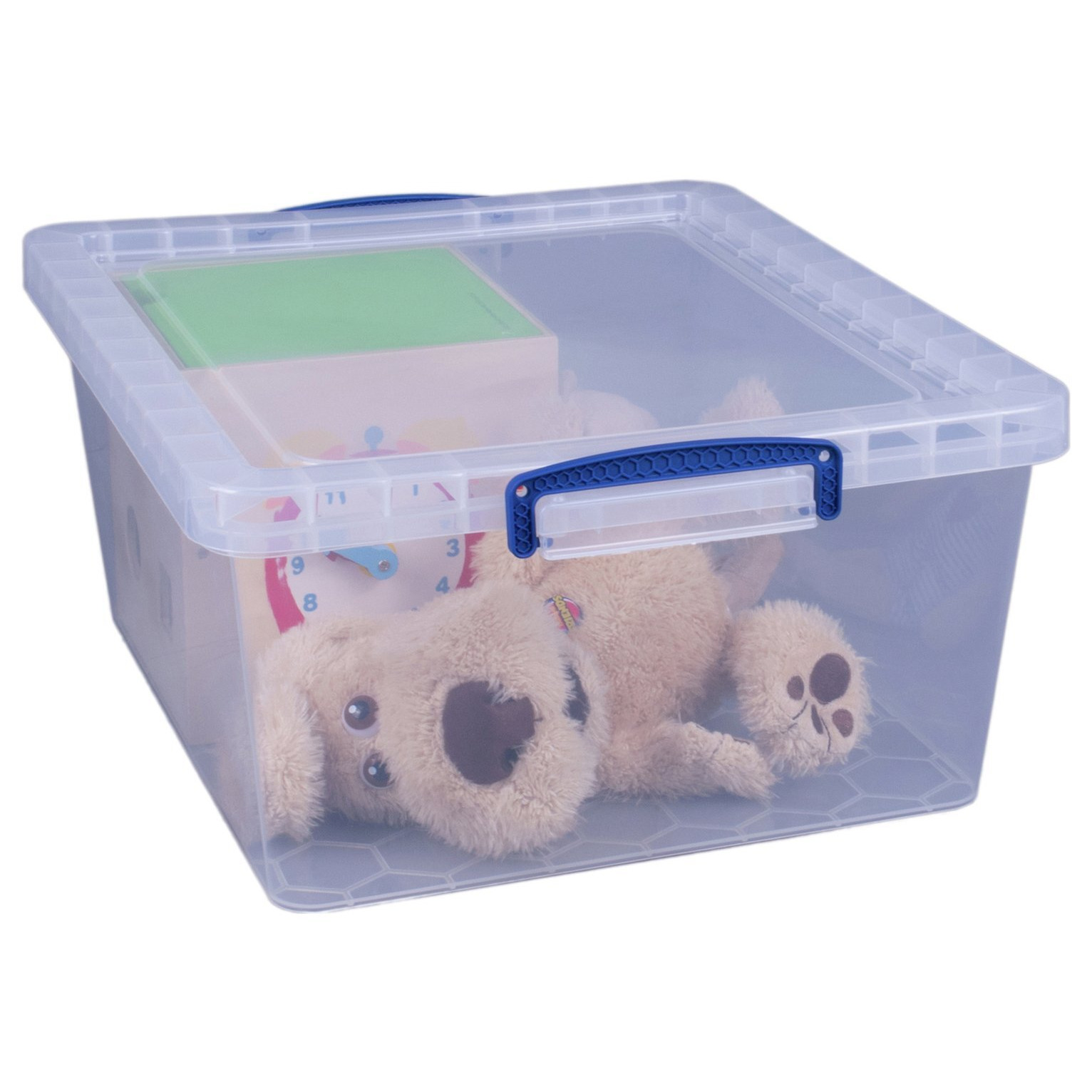 Really Useful 3 x 17.5L Nesting Boxes - Clear - image 1