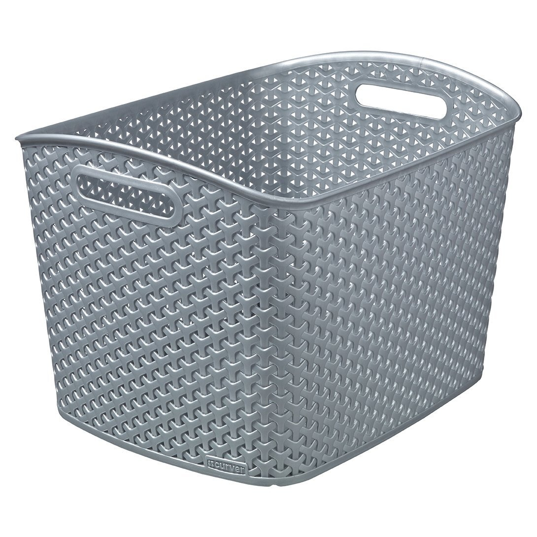 Curver My Style 2 x 28L Storage Boxes - Grey - image 1