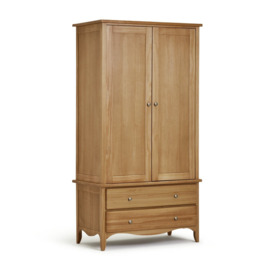 Habitat Margot 2 Door 2 Drawer Wardrobe - Pine