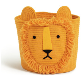 Habitat Lion Rope Kids Storage Basket - Yellow - thumbnail 1