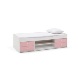Argos Home Malibu Cabin Bed Frame - Pink & White - thumbnail 2
